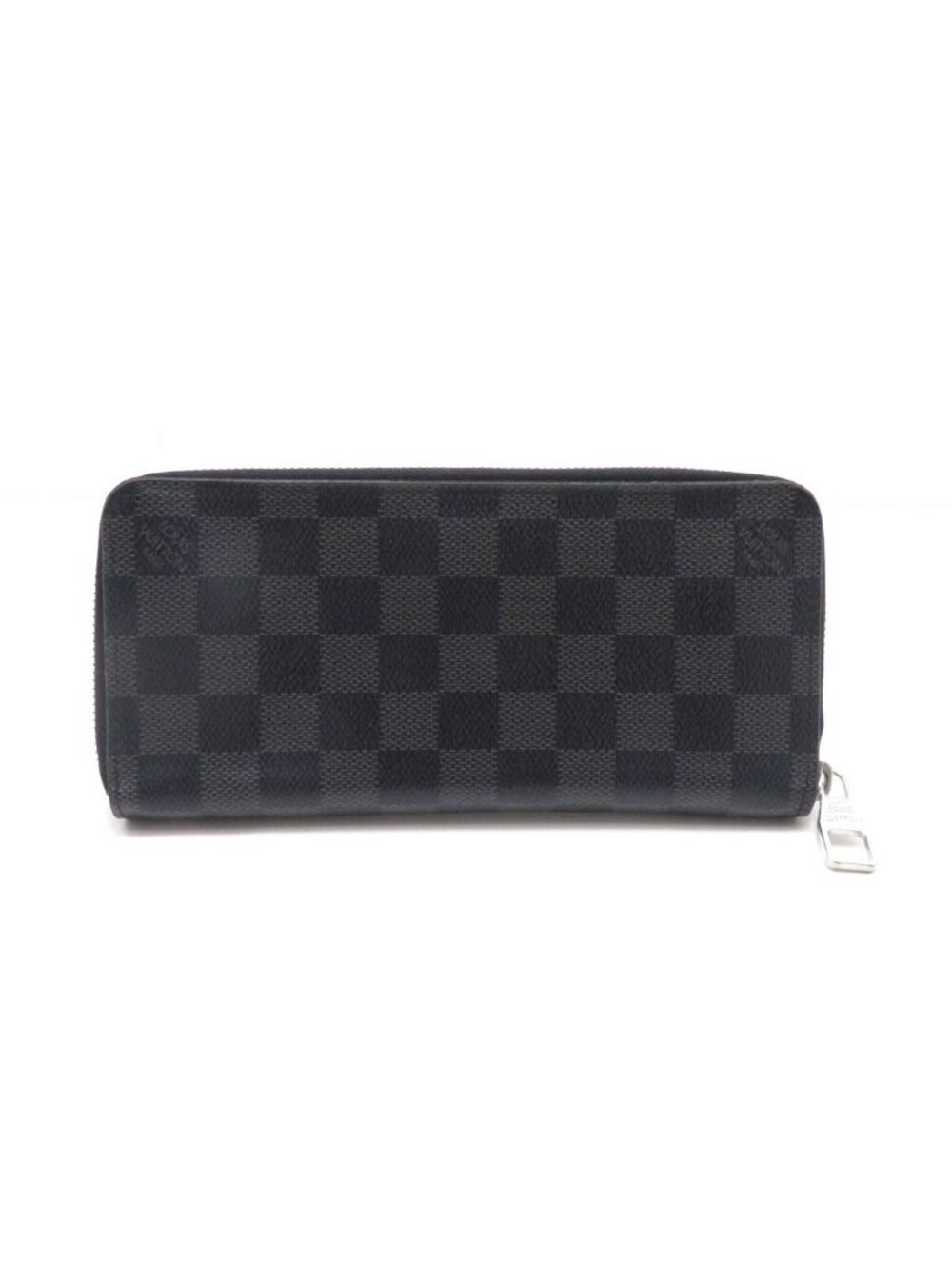 Louis Vuitton Zippy Wallet Vertical Damier Graphite Canvas Black